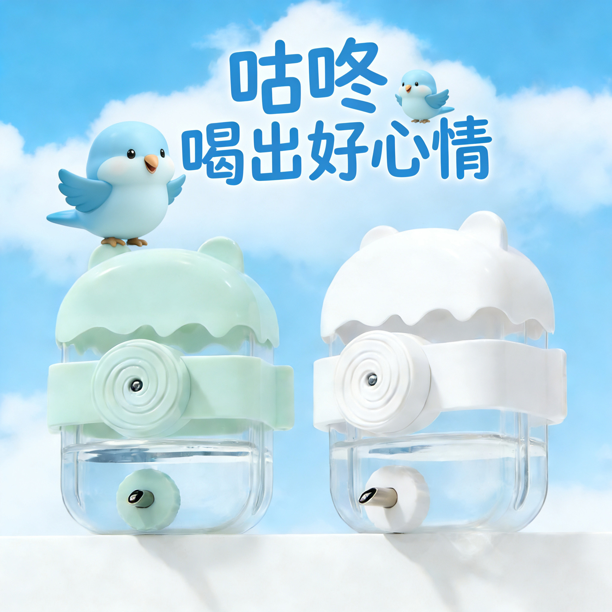 刺星球奶油熊鹦鹉撞针水壶鸟类龙猫专用饮水器玄凤牡丹鹦鹉喝水碗,宠物/宠物食品及用品,鸟禽喂食器/喂水器,淘宝优惠券,粉丝福利购,淘宝优惠卷