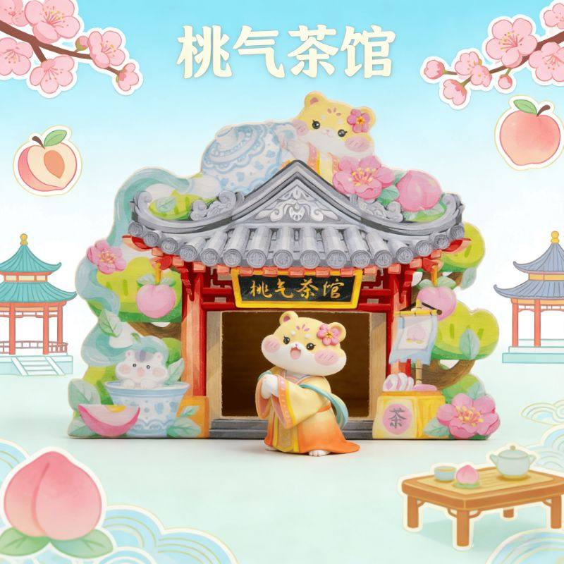 刺星球国风系列长安过年节庆金丝熊躲避木屋保暖造景仓鼠窝,宠物/宠物食品及用品,窝,淘宝优惠券,粉丝福利购,淘宝优惠卷