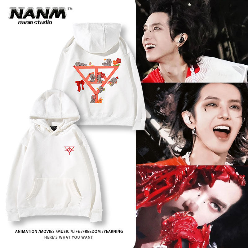 华晨宇火星演唱会周边连帽卫衣男女粉丝秋冬季新款宽松百搭应援