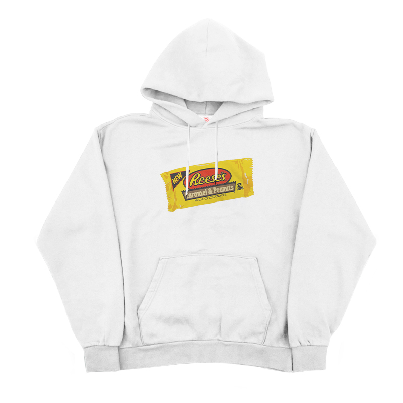 Vintage美式趣味零食印花小众连帽卫衣男女秋冬季宽松街头外套潮