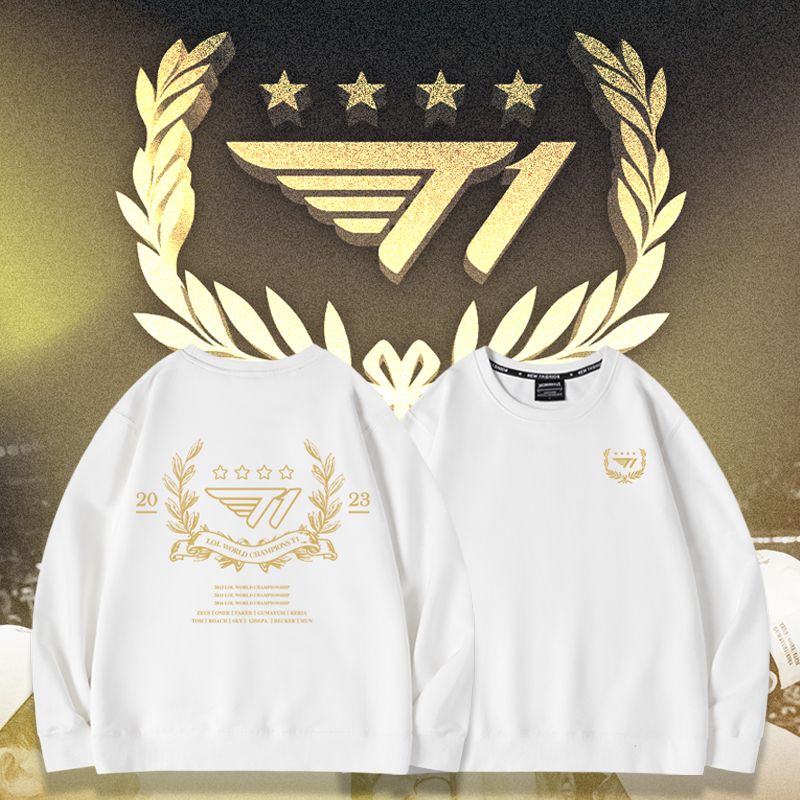 SKT1夺冠四星队服Faker