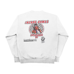 TATTOO企鹅卡丁车INSANE GAMES潮流趣味卡通图案休闲舒适圆领卫衣