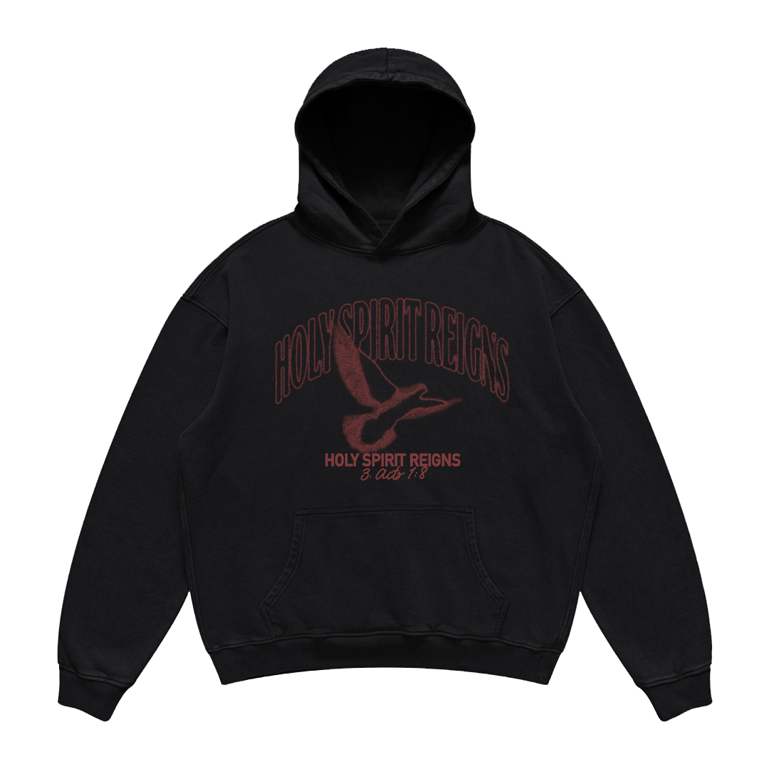 和平鸽oldschool美式复古连帽卫衣男女vtg高克重纯棉黑色上衣潮牌