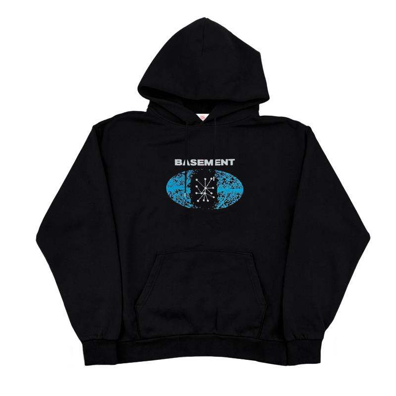 Vibe时尚潮流趣味连帽卫衣 美式复古重磅Vintage潮酷百搭情侣上衣