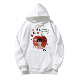 梓渝游点意思演唱会同款周边秋冬连帽衫加绒卫衣痛衣应援女上衣服