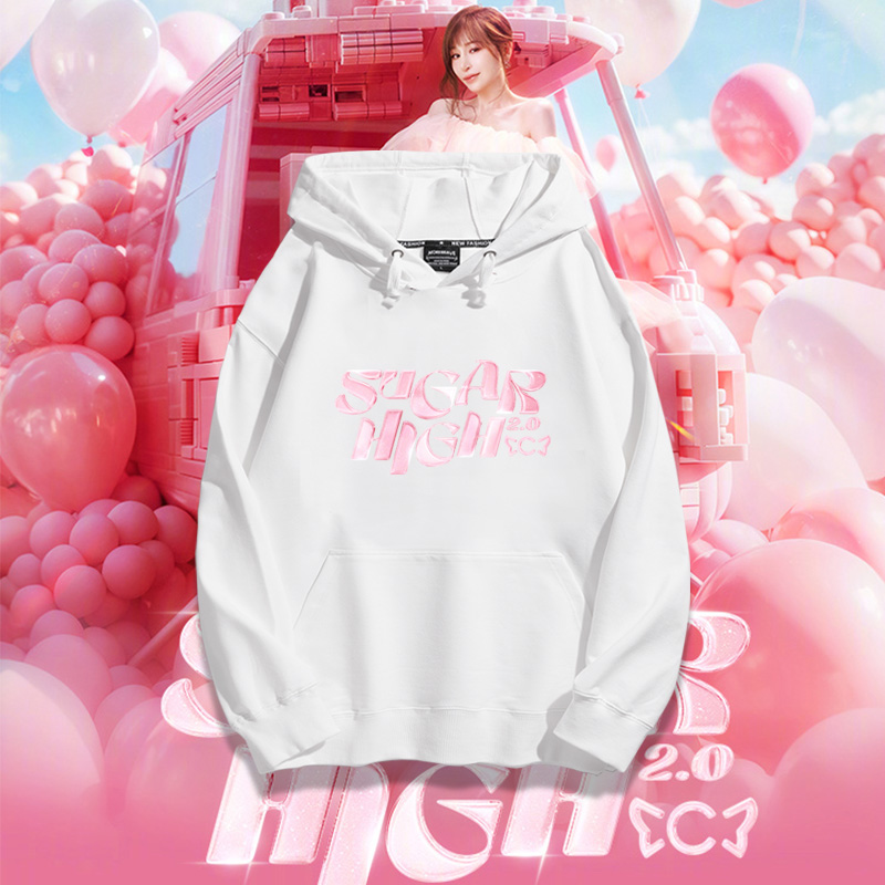 王心凌SugarHigh2.0演唱会周边连帽卫衣甜心教主歌迷粉丝应援服秋