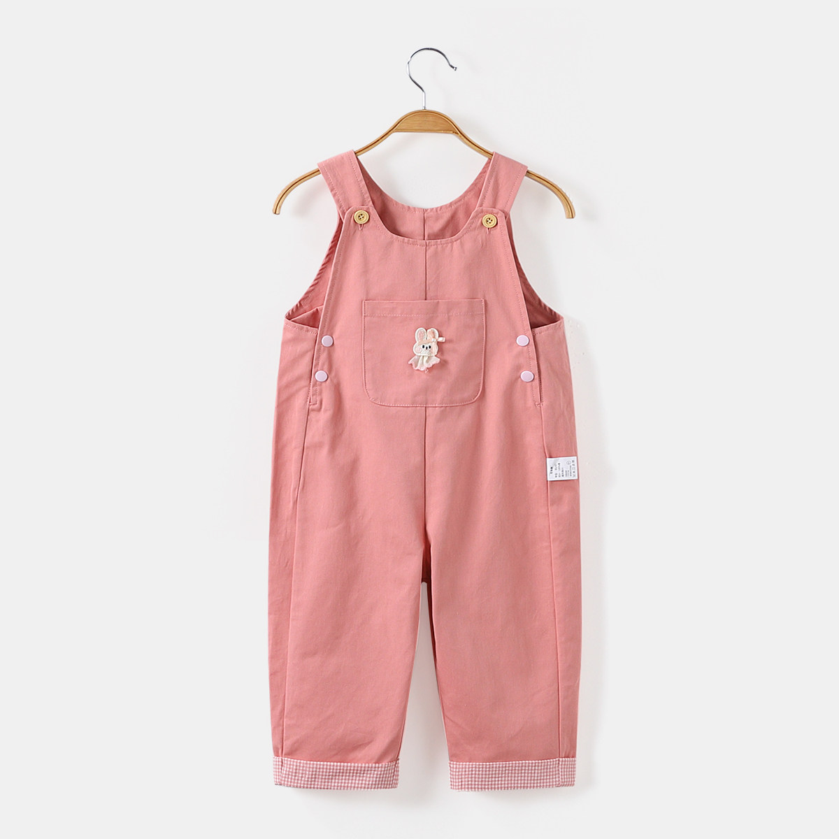 【甜美可爱背带裤】童装女宝宝春季舒适纯棉连体裤小童洋气背带裤