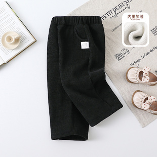 【洋气甜美宽松直筒裤】童装女童冬季时髦百搭休闲裤儿童阔腿长裤