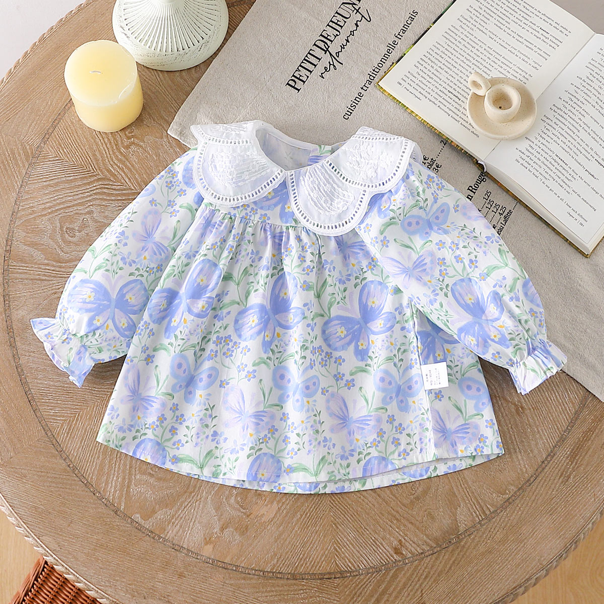 女童春秋季甜美洋气娃娃衫