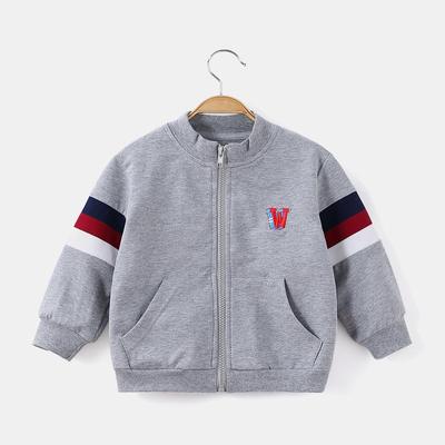 撞色休闲棒球服童装男宝宝外套