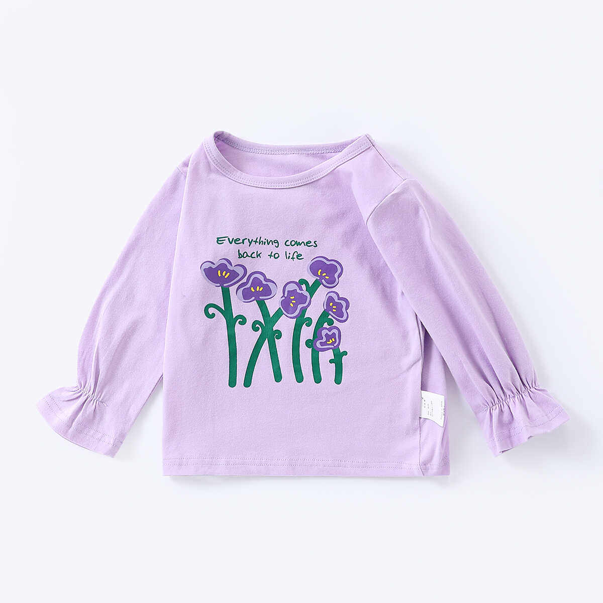 【甜美百搭打底衫】女童T恤秋季新款衣服宝宝中小童洋气长袖衣服,童装/婴儿装/亲子装,T恤,淘宝优惠券,粉丝福利购,淘宝优惠卷