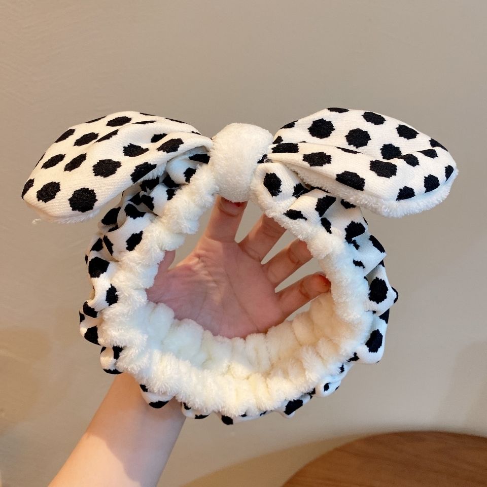 日本进口豹纹洗脸束发带女网红头饰小清新可爱甜美森女化妆敷面膜