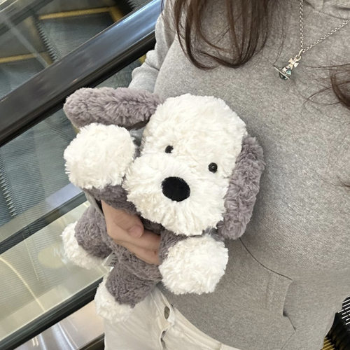 英国代购牧羊犬毛绒玩具陪睡抱枕趴趴狗公仔创意情人节生日