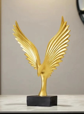 大鹏展翅创意树脂工艺品摆件大鹏展翅家居客厅电视柜办公室装饰品