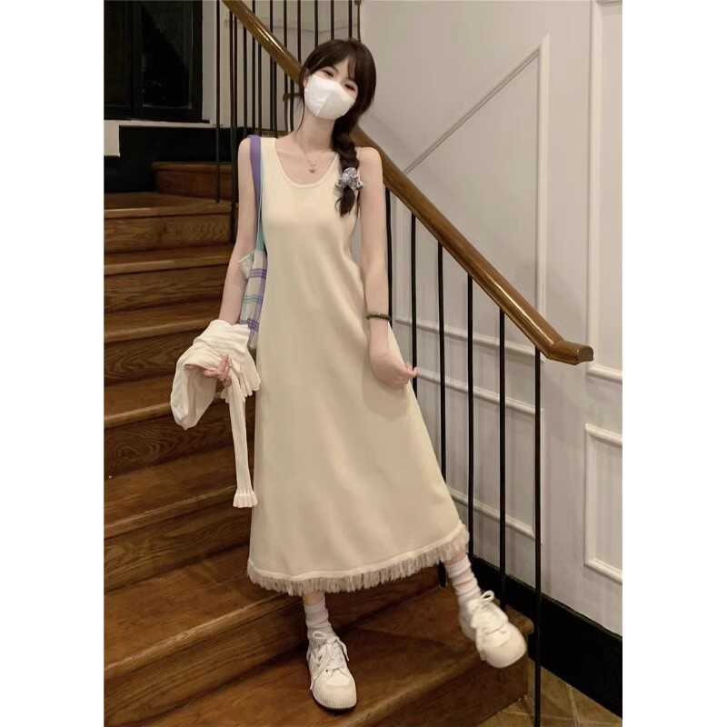 夏季v领针织无袖内搭内搭