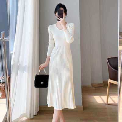 气质名媛高级感内搭a字毛衣裙