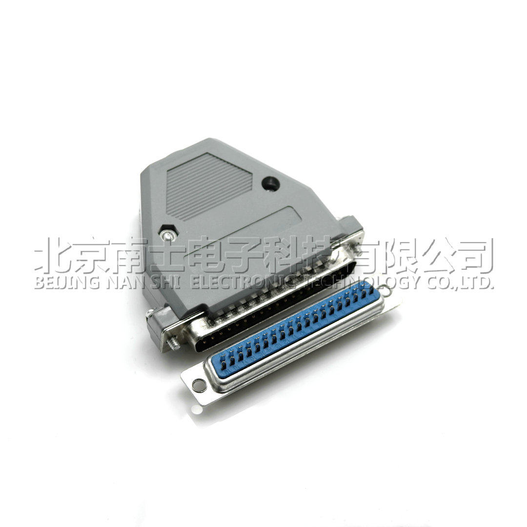 精工南士DB50公头母头3排50针焊线插头HDB50孔接头连接器塑料外壳