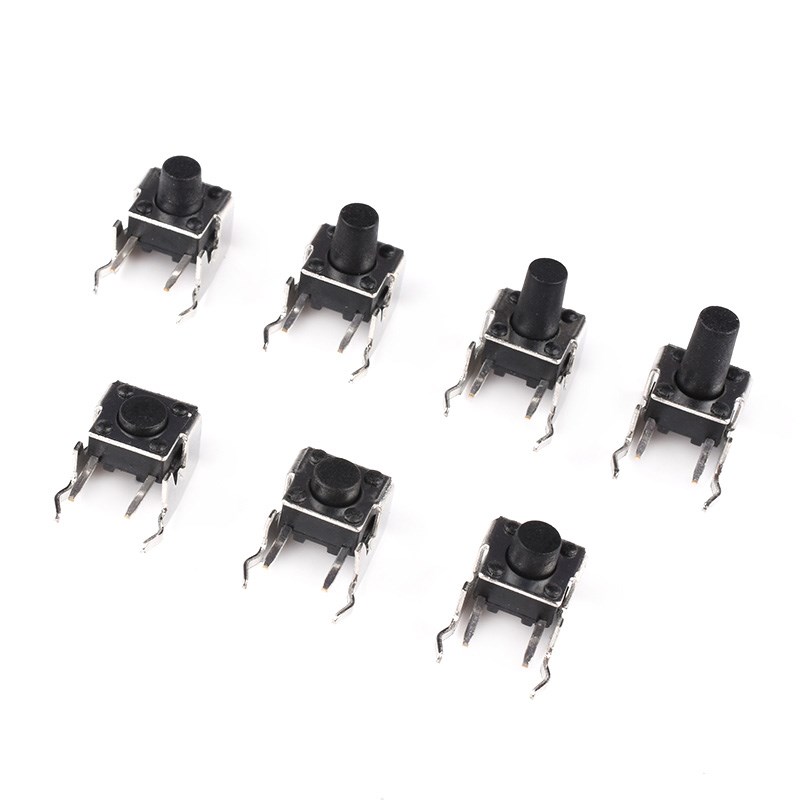 轻触开关卧式带支架6*6*4.3/5/6/7/8/9/10/11侧按微动按键(20只)