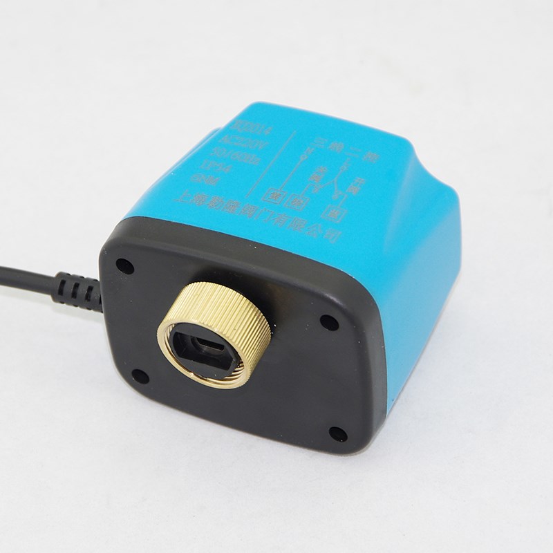 太阳能电磁阀电动ADC12V24V220V空调温控二通三通球阀常开闭球阀