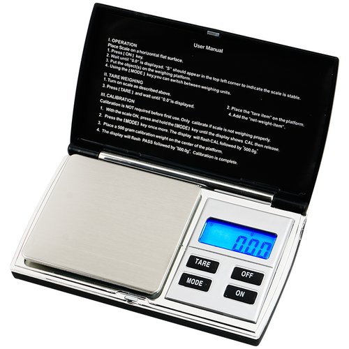 珠宝秤电子称500g高精度0.01g500g古玩银元称黄金首饰秤厨房克称