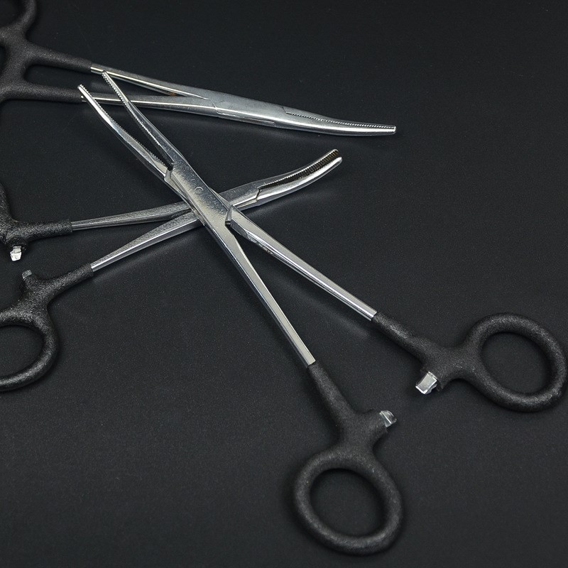 海钓取钩钳子钓鱼不锈钢止血钳弯头取钩器起钩摘鱼钩脱钩器