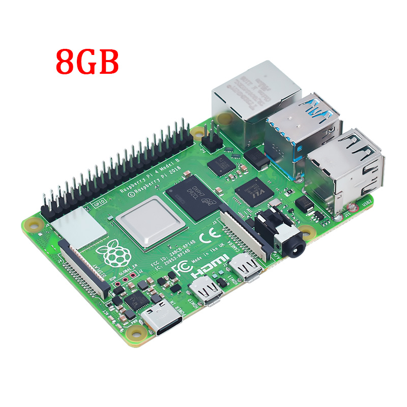 树莓派4代B型 RaspberryPi4 4B 8GB 开发板编程AI入门套件 Python