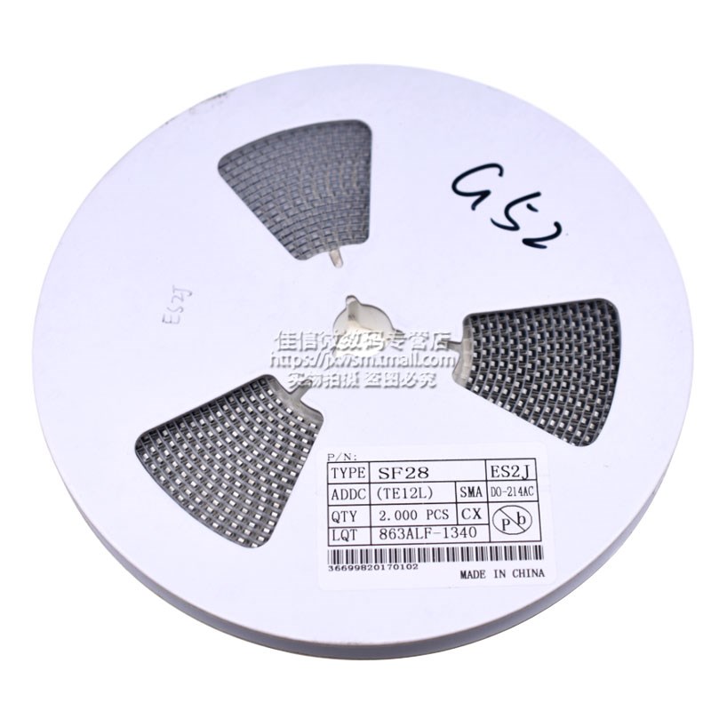贴片超快恢覆二极管ES2J SF28耐压2A600V封装SMA