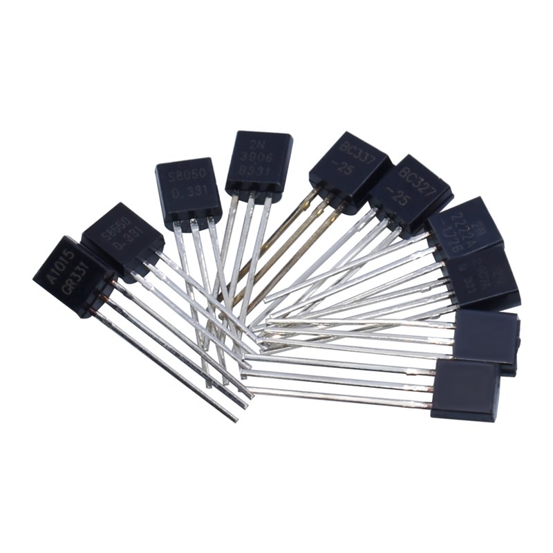 TO-92三极管样品盒10种共200只 BC337/BC327/2N2907/S8050/S8550