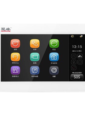 冠林可视楼宇对讲系统室内分机GL8-V2门禁米立ML8-V7S/F5/V10C/V6