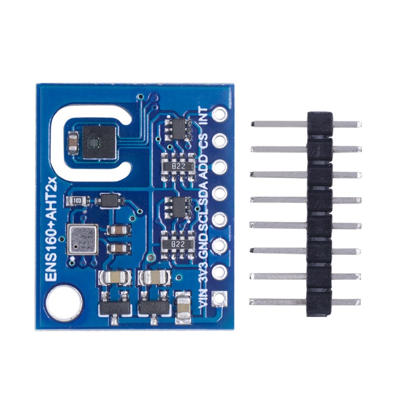ENS160+AHT21 二氧化碳CO2 eCO2 TVOC 空气质量及温湿度感测器