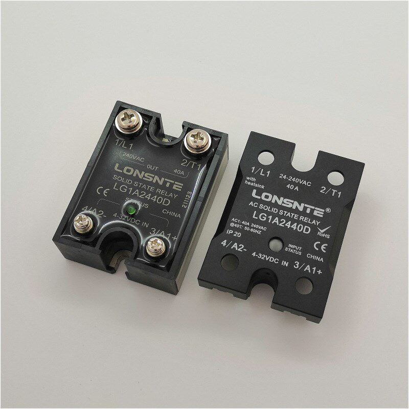 LG1A40100D蓝石100A单相220V38G0V直流控交流接触器SSR固态继电器