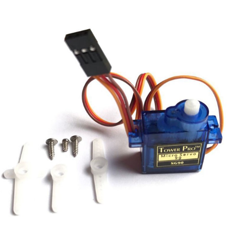 MG90S 铜齿(9g尺寸)全齿轮 14g 倾斜舵机 SG90升级版