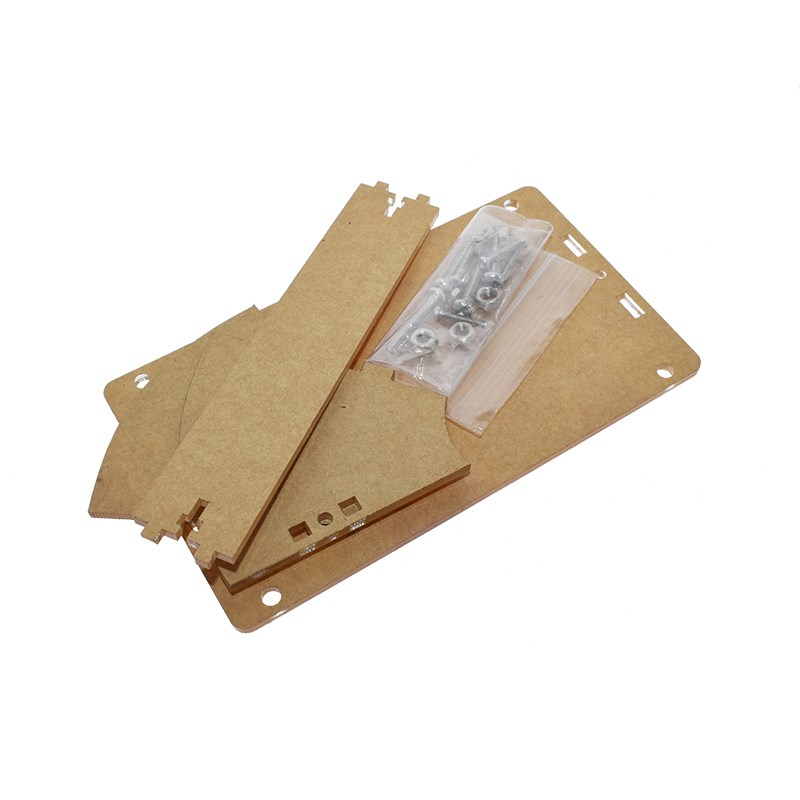 外壳 LCD2004液晶屏外壳斜可视角度透明外壳亚克力