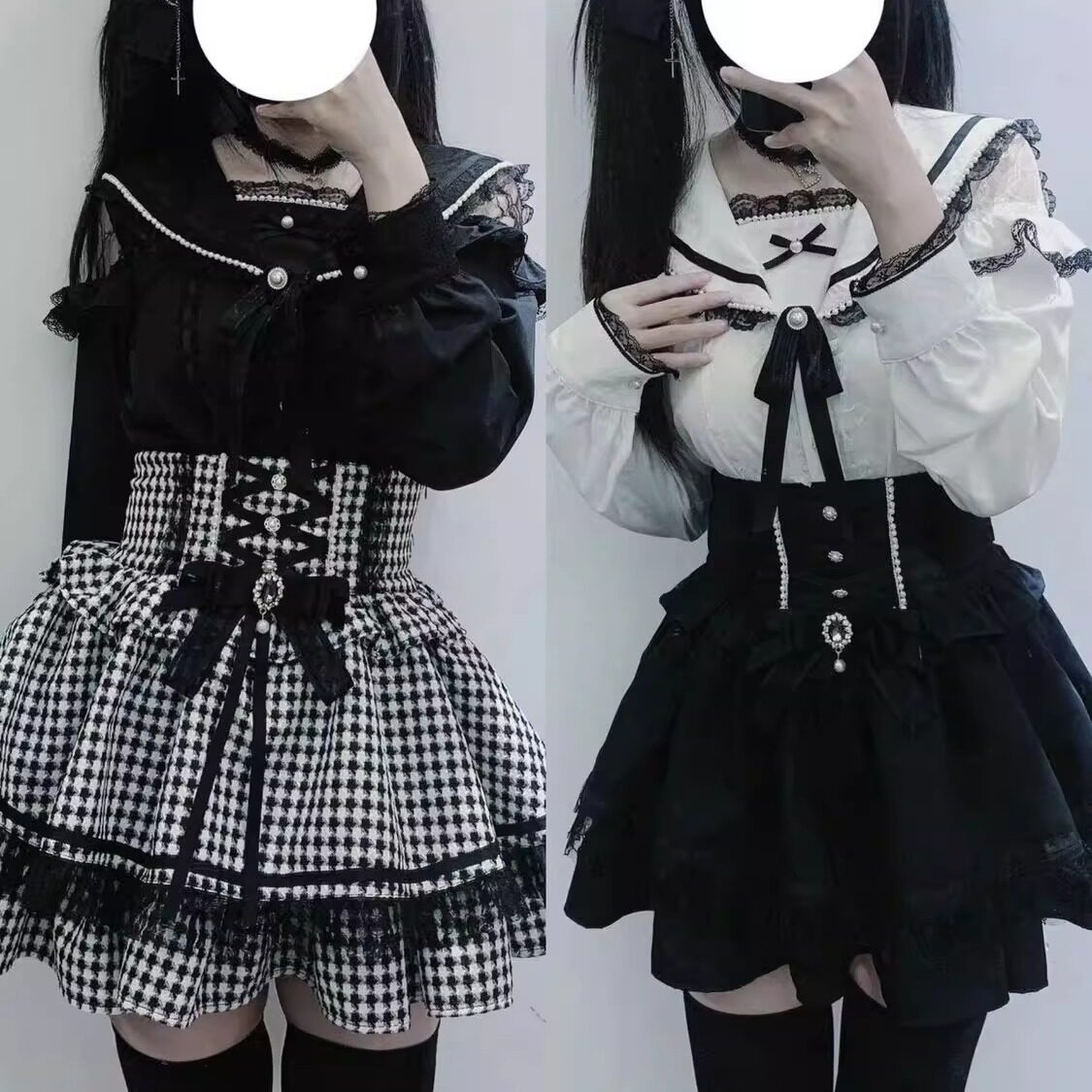 甜酷黑白格子洛丽塔蛋糕蓬蓬裙日系高腰半身短裙量产型蕾服半身裙,模玩/动漫/周边/娃圈三坑/桌游,lolita洛丽塔半身裙/裙撑,淘宝优惠券,粉丝福利购,淘宝优惠卷