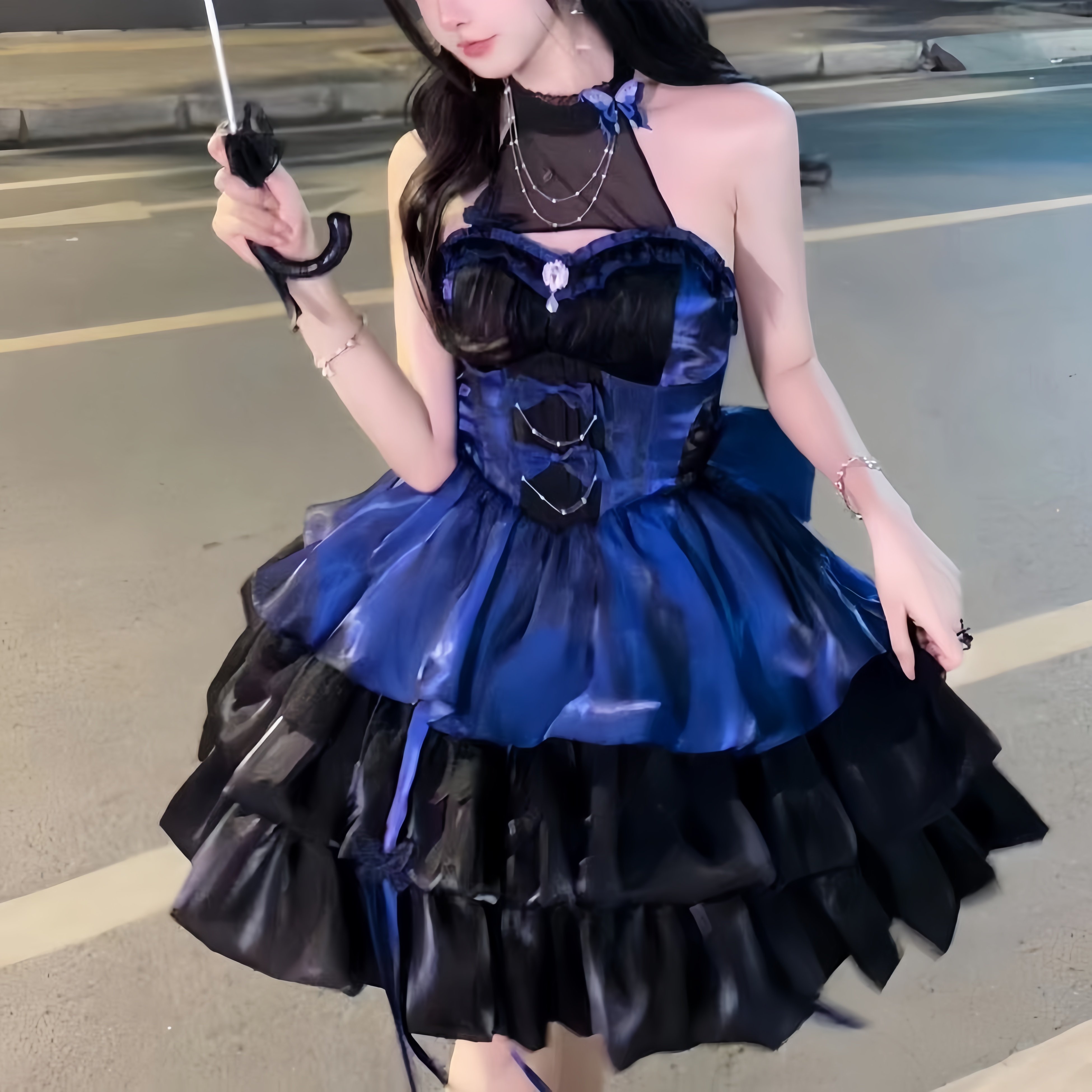 成人礼礼服高级连衣裙公主风挂脖吊带短裙洛丽塔lolita拖尾蓬蓬裙,模玩/动漫/周边/娃圈三坑/桌游,lolita洛丽塔连衣裙,淘宝优惠券,粉丝福利购,淘宝优惠卷