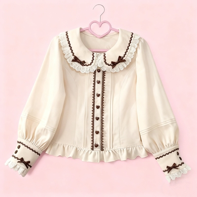 lolita内搭衬衫女长袖秋冬上衣