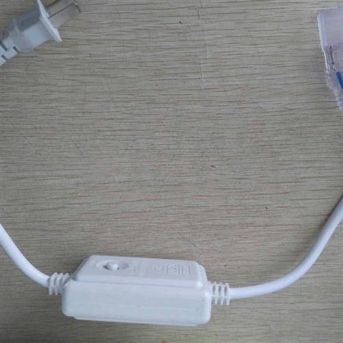 灯带led控制器220v六彩跑马灯带专用插头电源线