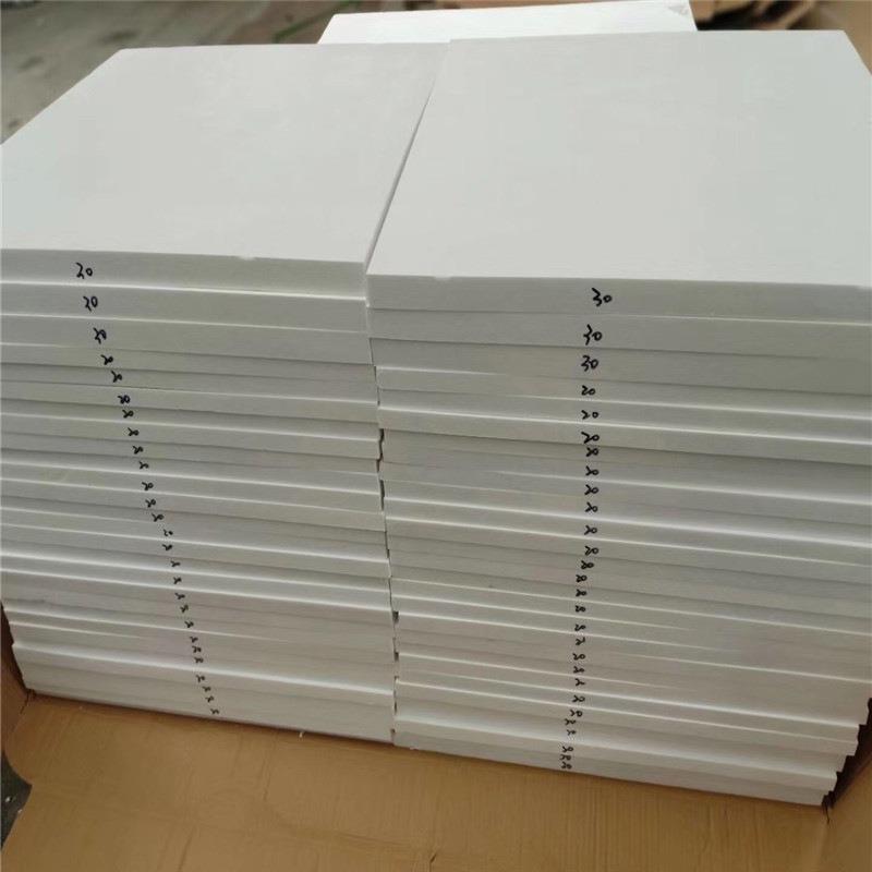 .工程塑胶5mm聚四氟乙烯楼梯滑动支座垫板铁氟龙板PTFE特氟龙裁切