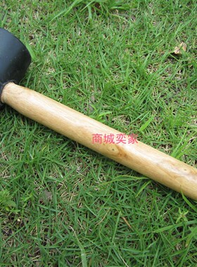 木柄橡皮锤 黑皮锤 橡胶锤 榔头 黑色木柄橡胶锤 规格齐全 200g..