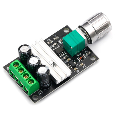 PWM直流电机调速器6V12V24V28V3A调速开关直流电机控制器 调速器