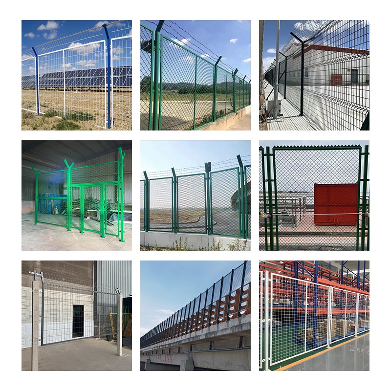 监狱护栏网机场围栏网保税区隔离网海关边境刀片刺绳W防攀爬防护