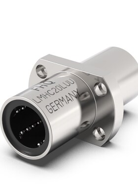 国产精密LMHC40LUU 中间双切边法兰直线轴承加长型 尺寸40*60*154