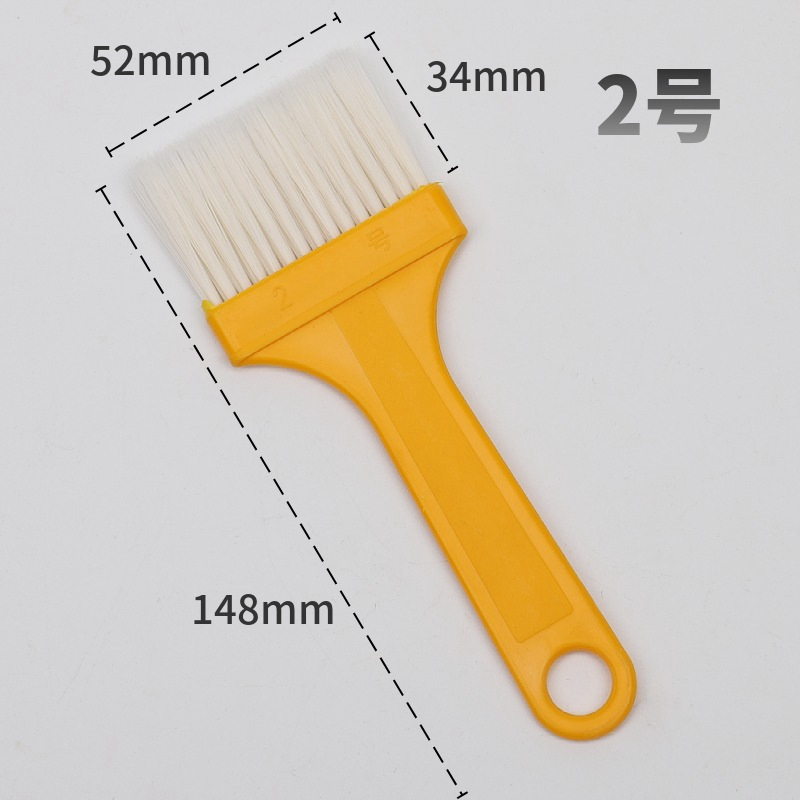 塑料清洁毛刷长柄扫灰油漆刷烧烤刷薄柄刷子键盘画笔软毛家用工业