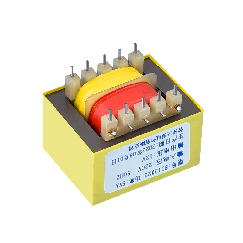 EI41X22插针电源变压器5W220V380V变6V9V12V15V18V24V交流PCB直插