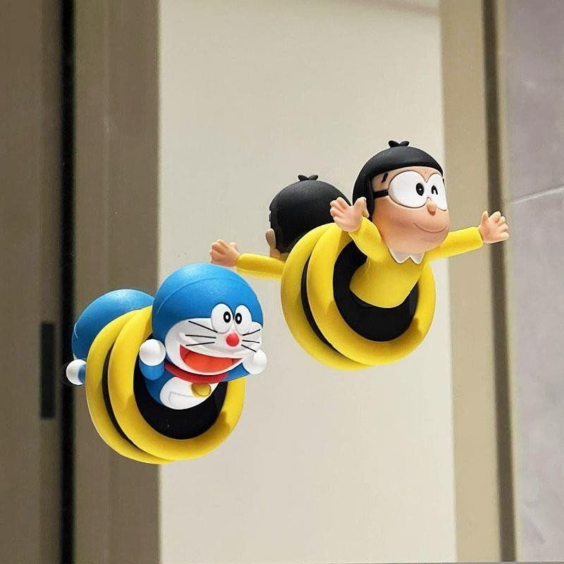 大雄摆件哆啦梦挂钩蓝胖子立体