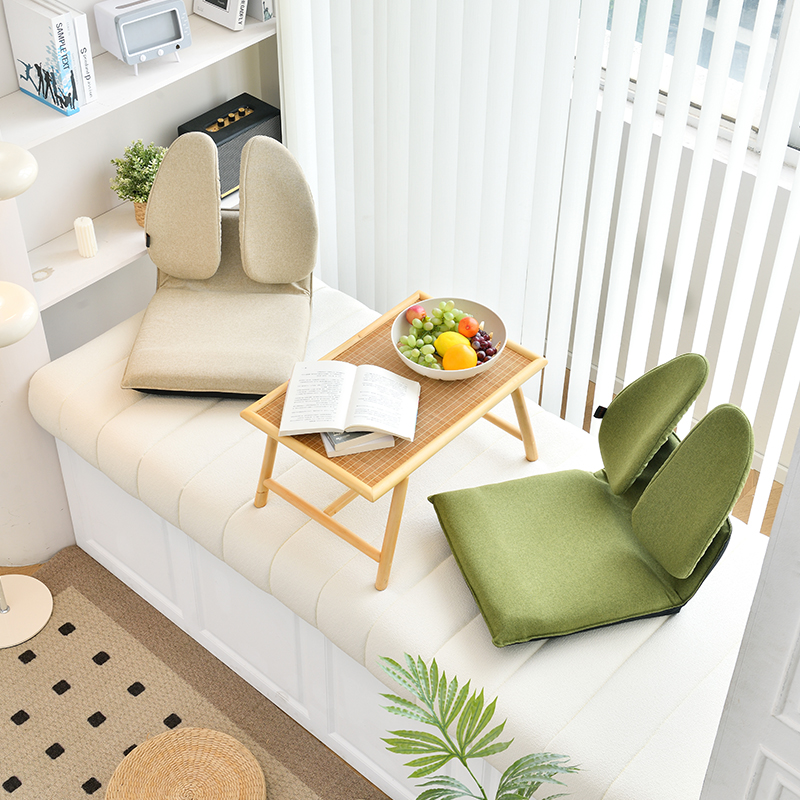 榻榻米座椅懒人沙发椅双背靠椅