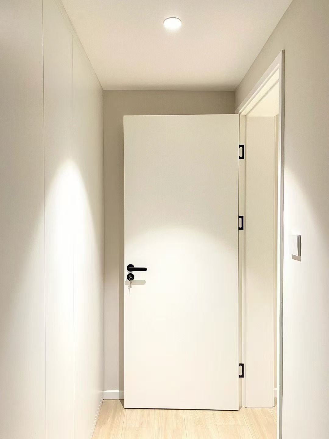 碳晶木门家用房间卧室门室内门免漆套装门民宿酒店实木复合门