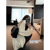 LIL 大T恤女 软糯Q弹盖pp松弛叠穿打底衫 CHER 磨毛duangduang打底