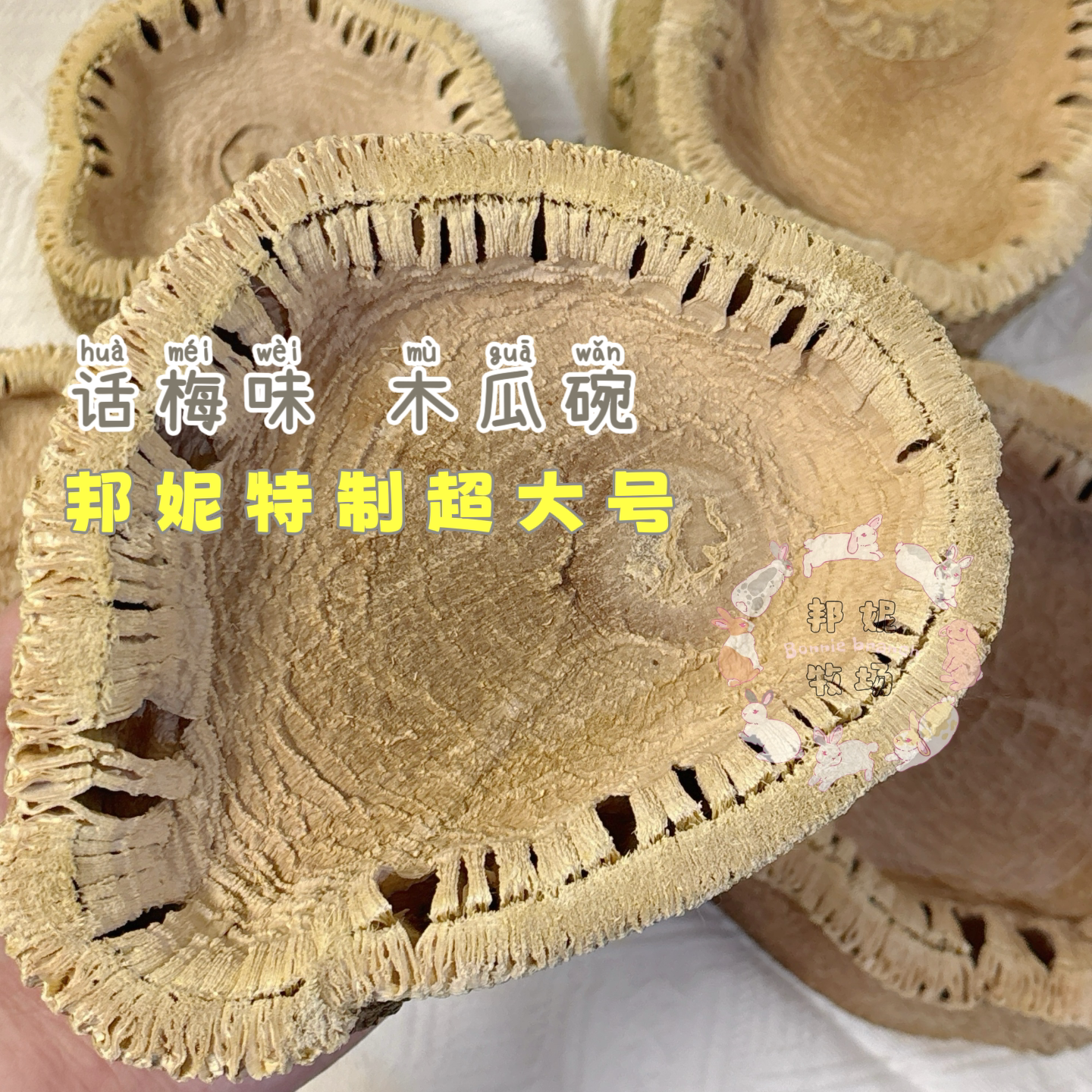 店主定制超大号木瓜碗耐磨牙食盆