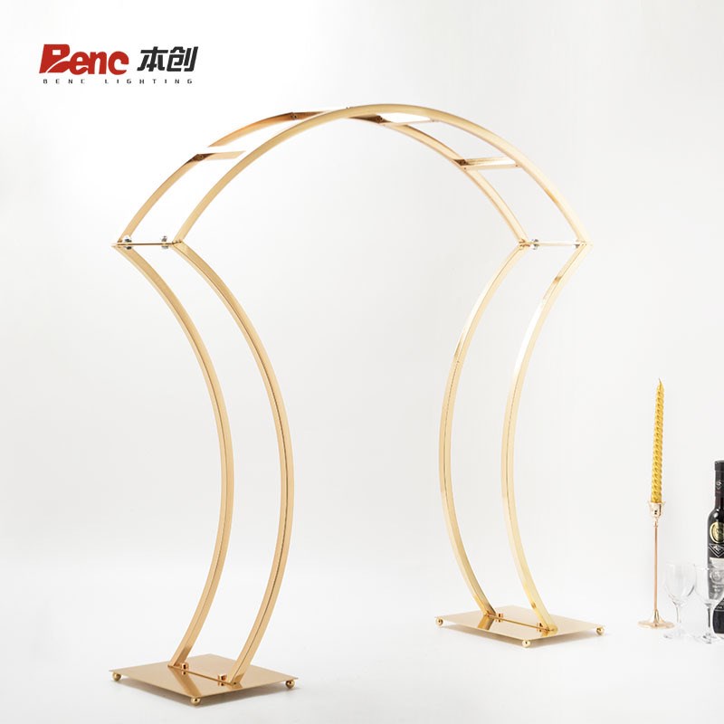 婚庆道具小拱门主桌花器铁艺花架生日婚礼舞台背景装饰道具路引架